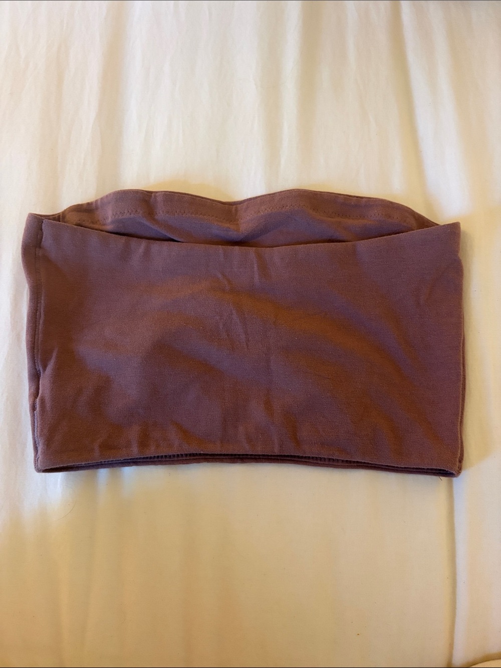 Women’s Organic Basics Stretch Tube Top - Brown